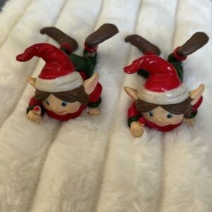 80s Vintage Elf Stocking Holder House of Lloyd Holiday Decor